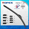 T-192 One-piece Multi-fit Flat Wiper Blade Aero Wiper Blades    3