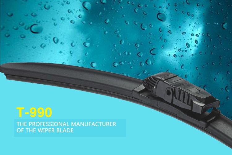 T-990 Multi-functional Flat Wiper Blade Professional 5 in 1 Hybrid Windshield Wi