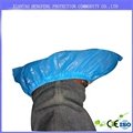 Hot sale industrial use waterproof PE shoe cover  disposable show cover  2