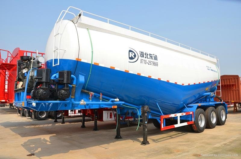 3 axle bulk cement tank semi trailer for transportation 2