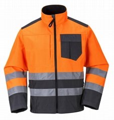 Polyetser High Visibility Safety Wok Clothes Jacket