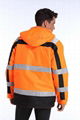 Winter Padded Hooded Reflective Jacket Workwear 4