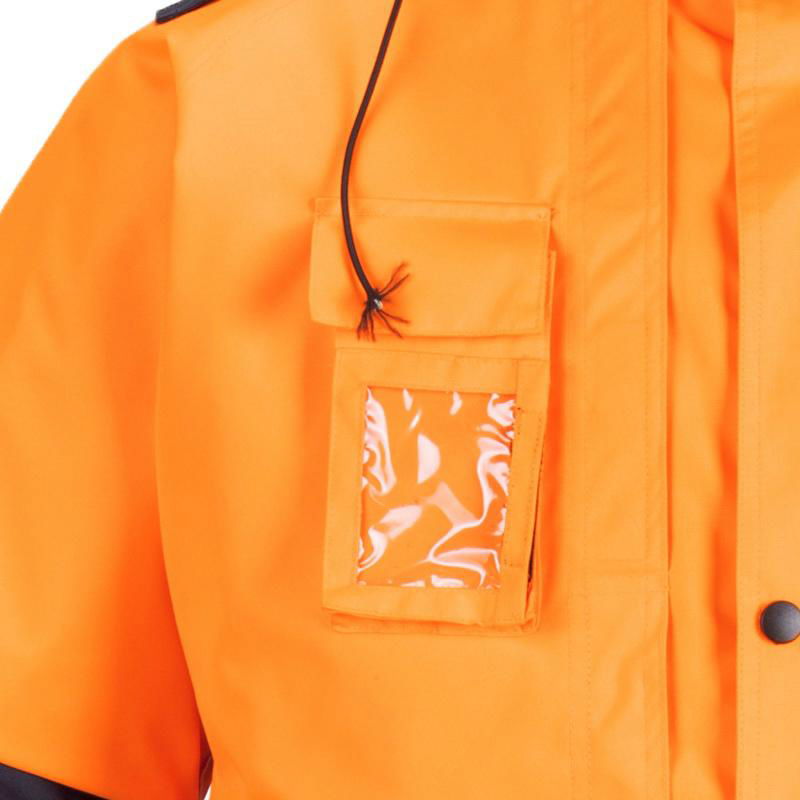 Winter Men Reflective Workwear High Visibility Safety Jacket 3