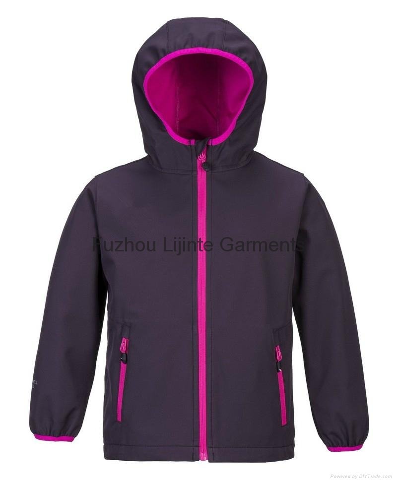 Children Clothing Unisex Winter Kids Wear Softshell Jacket 3
