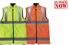 High Visibility Reversible Reflective Safety Vest in Stock