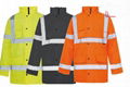 High Visibility Reflective Bomber Jacket with EN20471 3