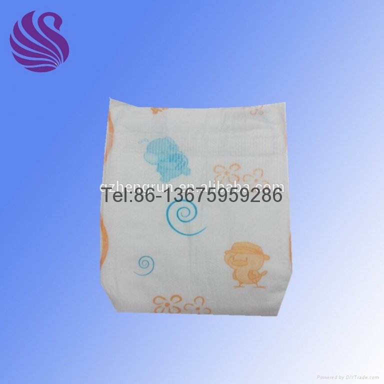 Clothlike backsheet baby disposable diaper factory made in china