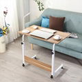 height adjustable laptop desk on wheels 1