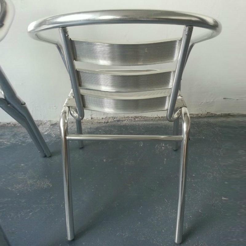 Outdoor aluminum chair stacking aluminum chair 4