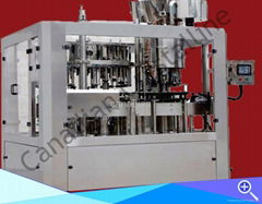 AUTOMATIC GLASS BOTTLE FILLER CROWNER