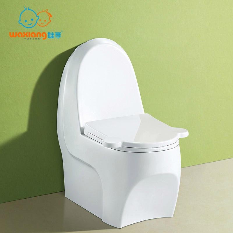 [Waxiang WA-8000] Child's White Ceramic Round Small Toilet Fashion Designed