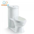 Child's White Ceramic Round Small Toilet