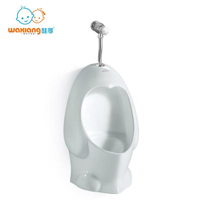 Chlid's Urinal White Likable Design Suitable For Children Penguin-Like Design 3