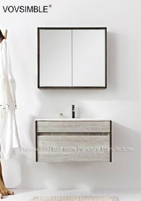 Vovsimble-Wholesale Modern Bathroom Vanity Cabinet MDF with Melamine