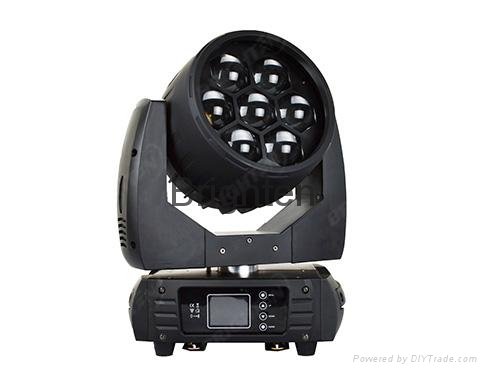 Brighten 7*40W Single Control Wash Zoom PRO Stage Equipment Lightings Moving Hea 2
