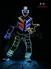 Halloween Party Led Robot Dance Costume