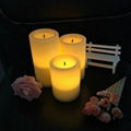 Multicolor battery operated waterproof electric led candles