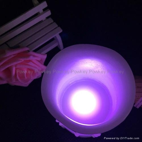 Drip tears paraffin fixed flame LED candle with real wax 3