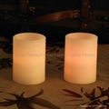 creative Christmas gift LED candle with real wax 3