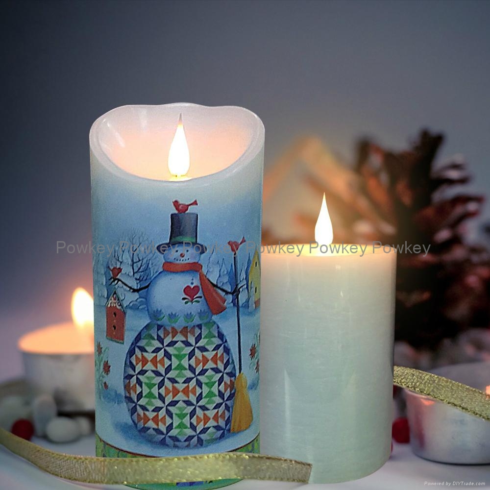 Newest Christmas LED candle for sale HK07 Powkey (China