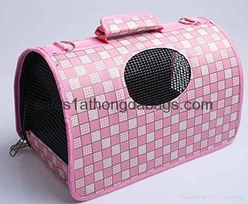 Custom Pet Carrier bag Cat Dog carrier bag
