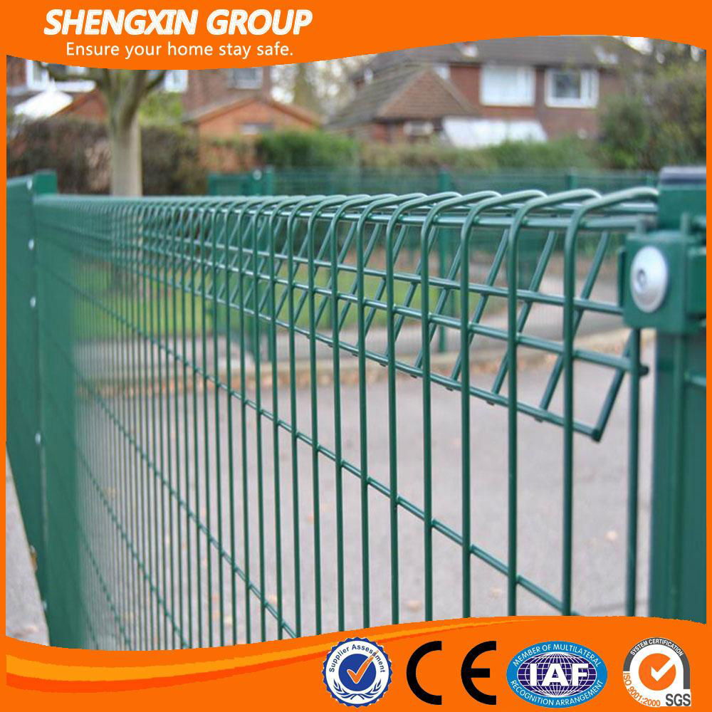 Galvanized Powder Coated Rolltop BRC Fence Panel for Swimming Pool