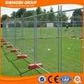 Construction temporary fence panels for