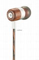 Nostalgia Wood Earphone In Ear Headset Wired Earbud 5