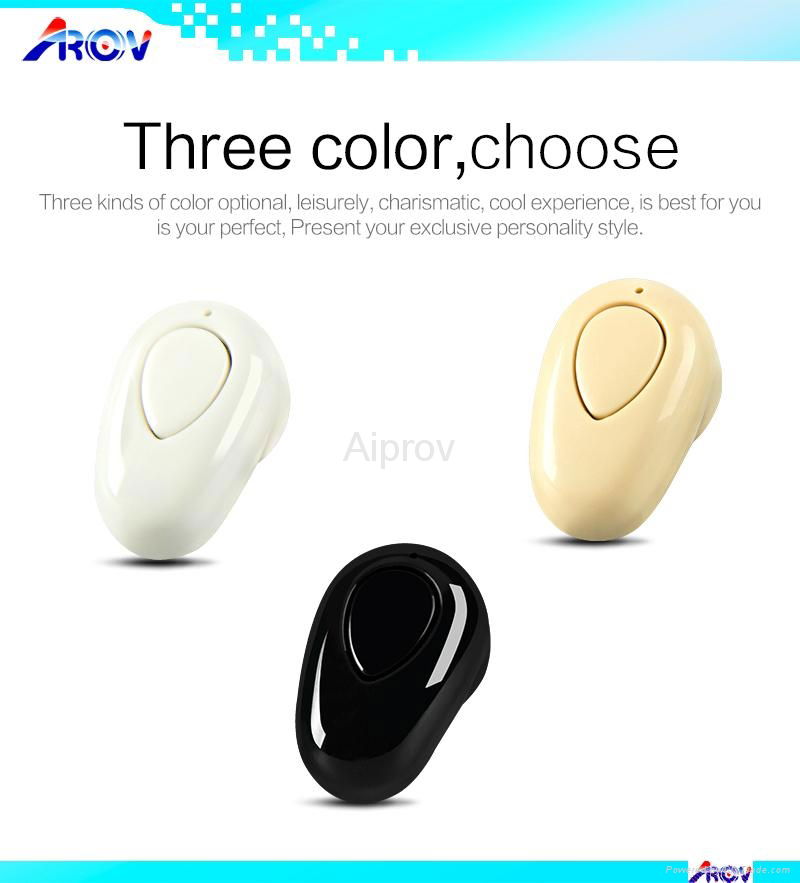 S520 Mini bluetooth single ears earphone for music and hands-free communication