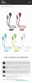 New Design Private mould Voice Prompt Bluetooth Earphone for sport 5