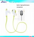 Hot selling Amazon bluetooth 4.1 earphone headphone for sporting with MIC headse