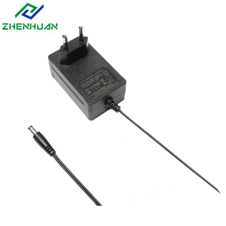 Wall plug in 12V 2A AC/DC power adapter with UL CUL FCC CE ROHS GS KC SAA CB 5