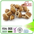 2.5' Beef and Cheese Knot Rawhide Dog Chews