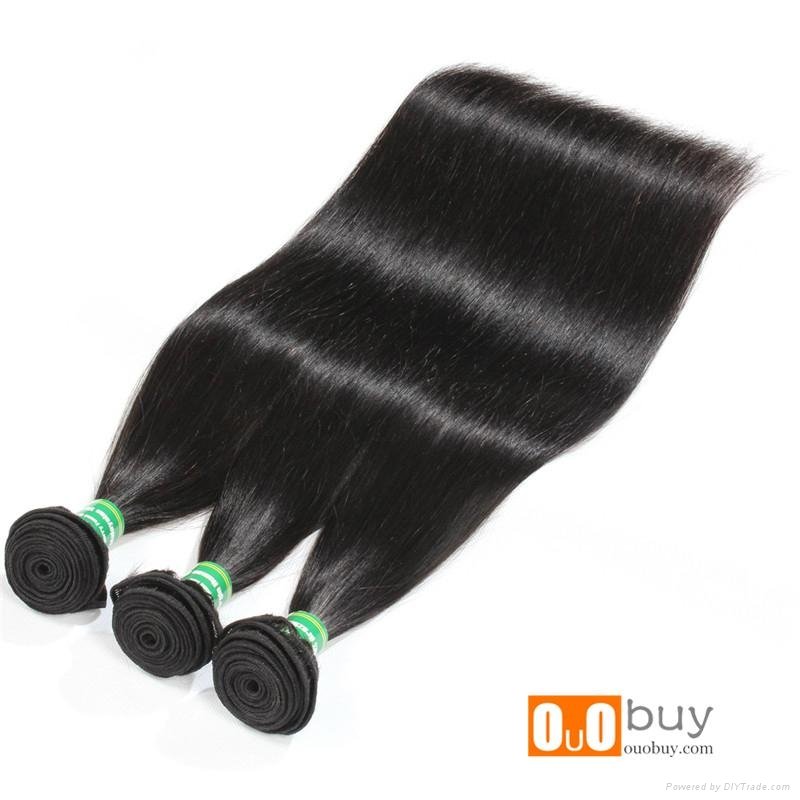 7A Unprocessed Wholesale Virgin Brazilian Hair Straight Bundles 2