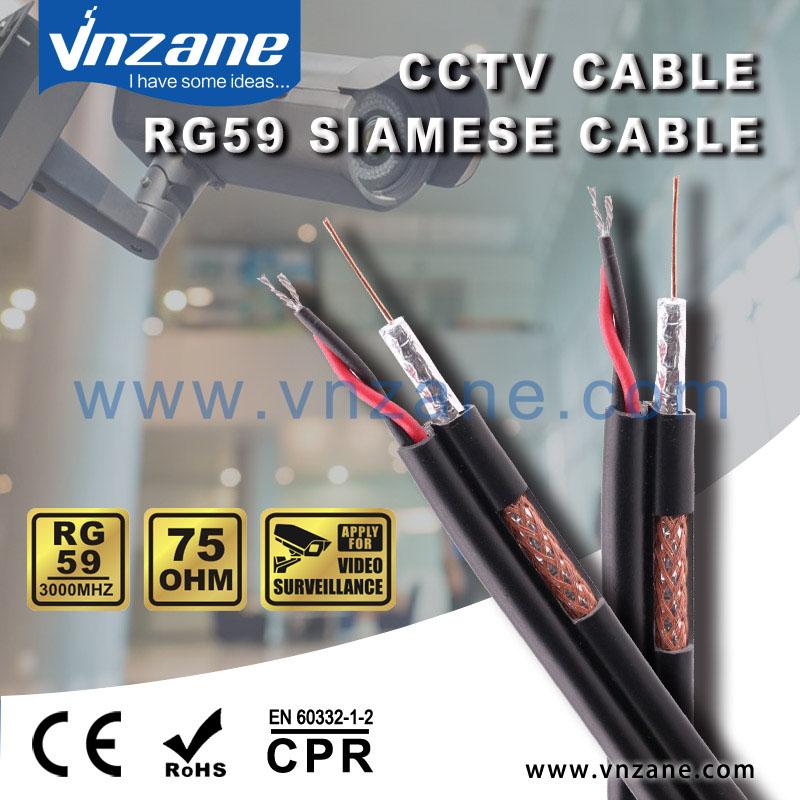  RG59 with power CCTV Cable