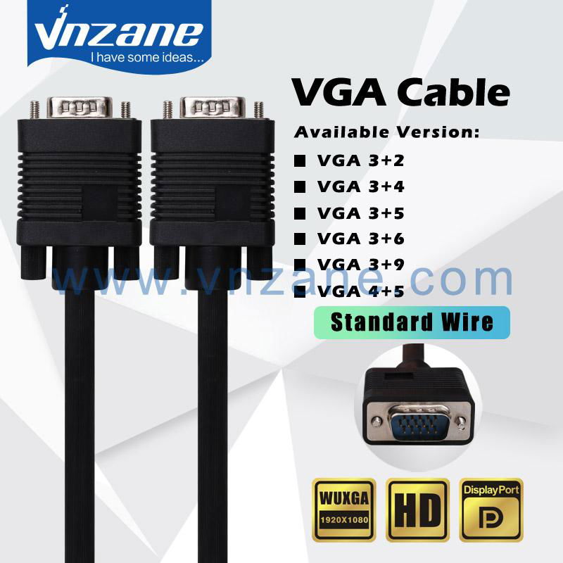 15Pin HD Male To Male VGA Cable 