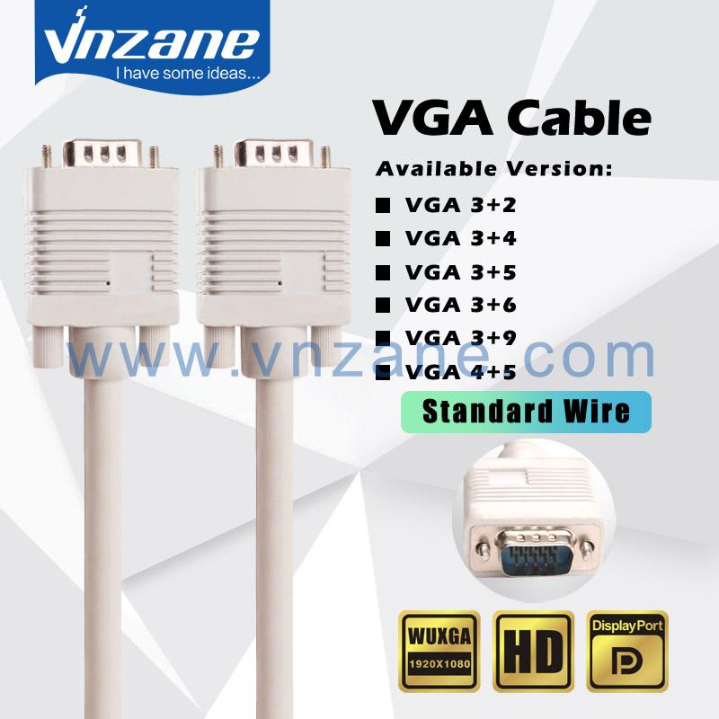 15Pin HD Male To Male VGA Cable  2