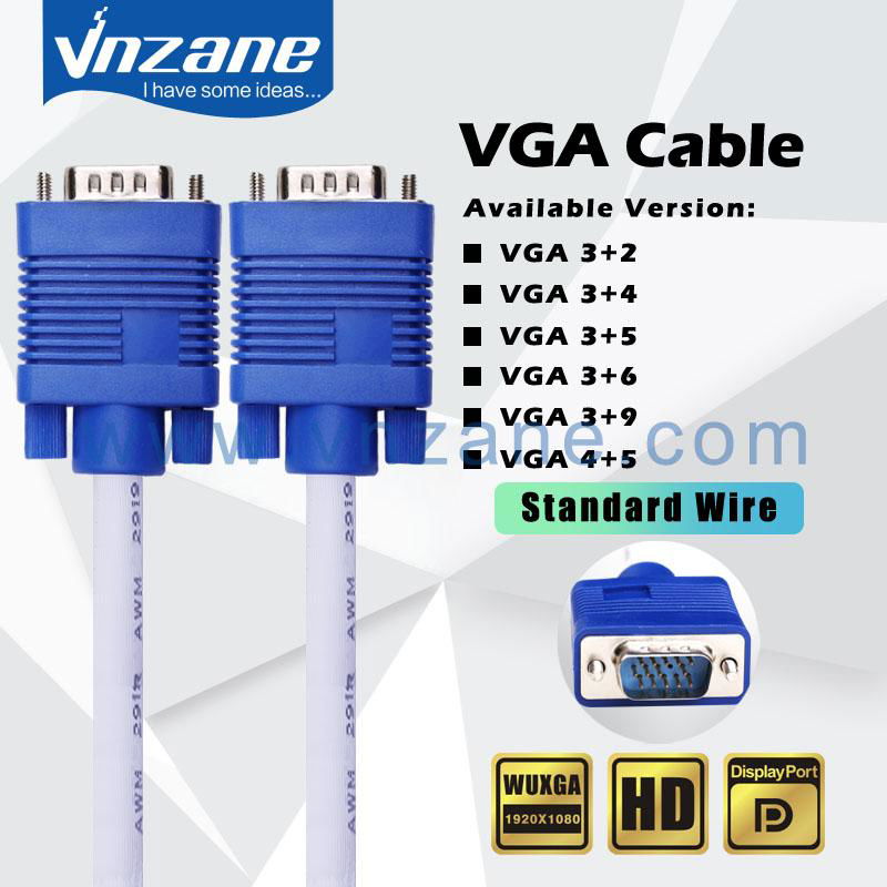 15Pin HD Male To Male VGA Cable  4