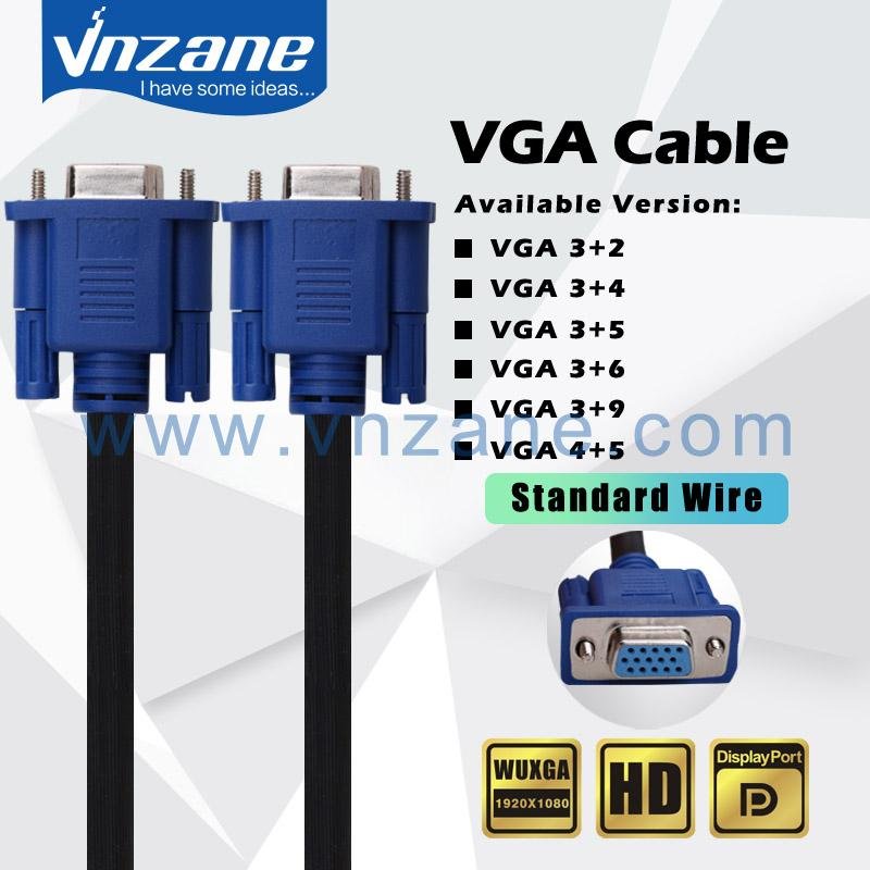 15Pin HD Male To Male VGA Cable  5