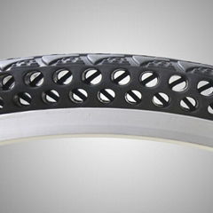 24*1.75 Inch Air Free Solid Colorful Tire for Bicycle