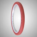 16*1-3/8 Inch Air Free Solid Colorful Tire for Bicycle 5