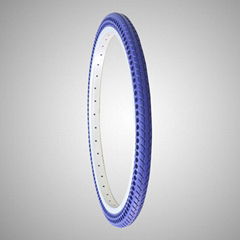 24*1-3/8 Inch Air Free Solid Colorful Tire for Bicycle