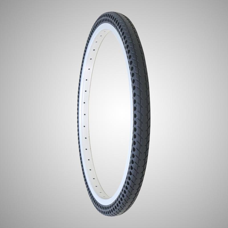 24*1-3/8 Inch Air Free Solid Colorful Tire for Bicycle 2