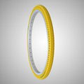 26*1-3/8 Inch Air Free Solid Colorful Tire for Bicycle 1