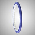 26*1-3/8 Inch Air Free Solid Colorful Tire for Bicycle 3