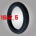 16*2.5 Inch Air Free Solid Tire for