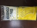 40G household latex gloves yellow colour