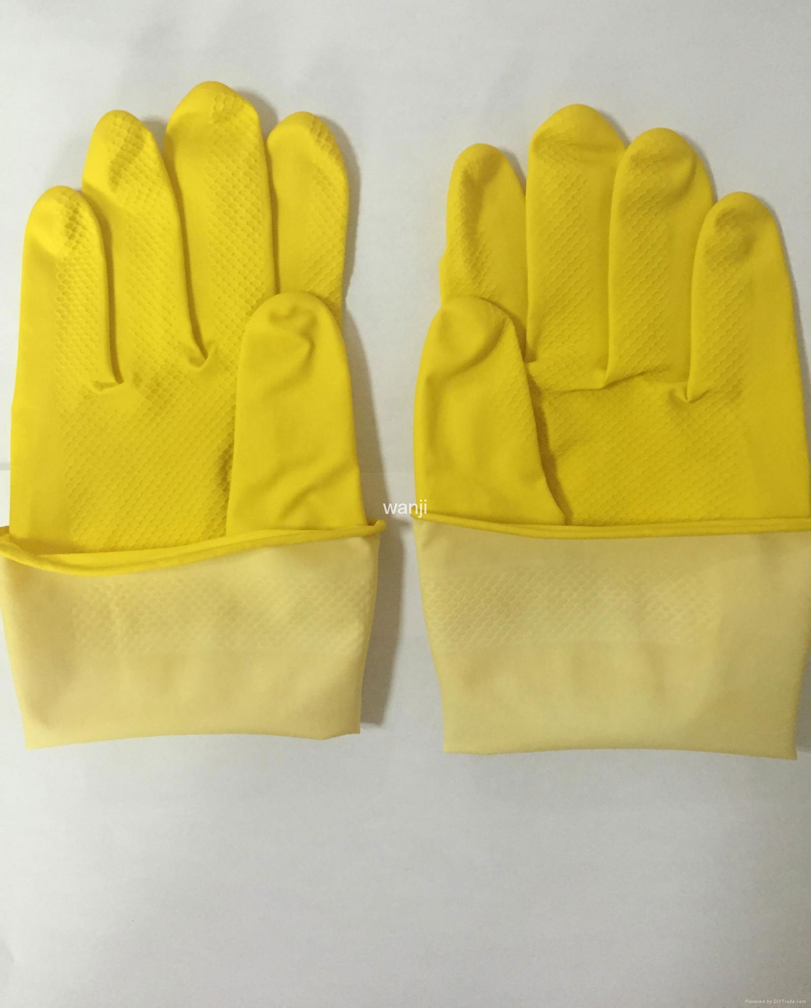40G household latex gloves yellow colour 3