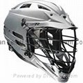 Cascade CPX-R Silver Lacrosse Helmet with Black Facemask  1