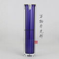 Acrylic Square Airless Pump Bottle Cosmetic Serum Bottle 2